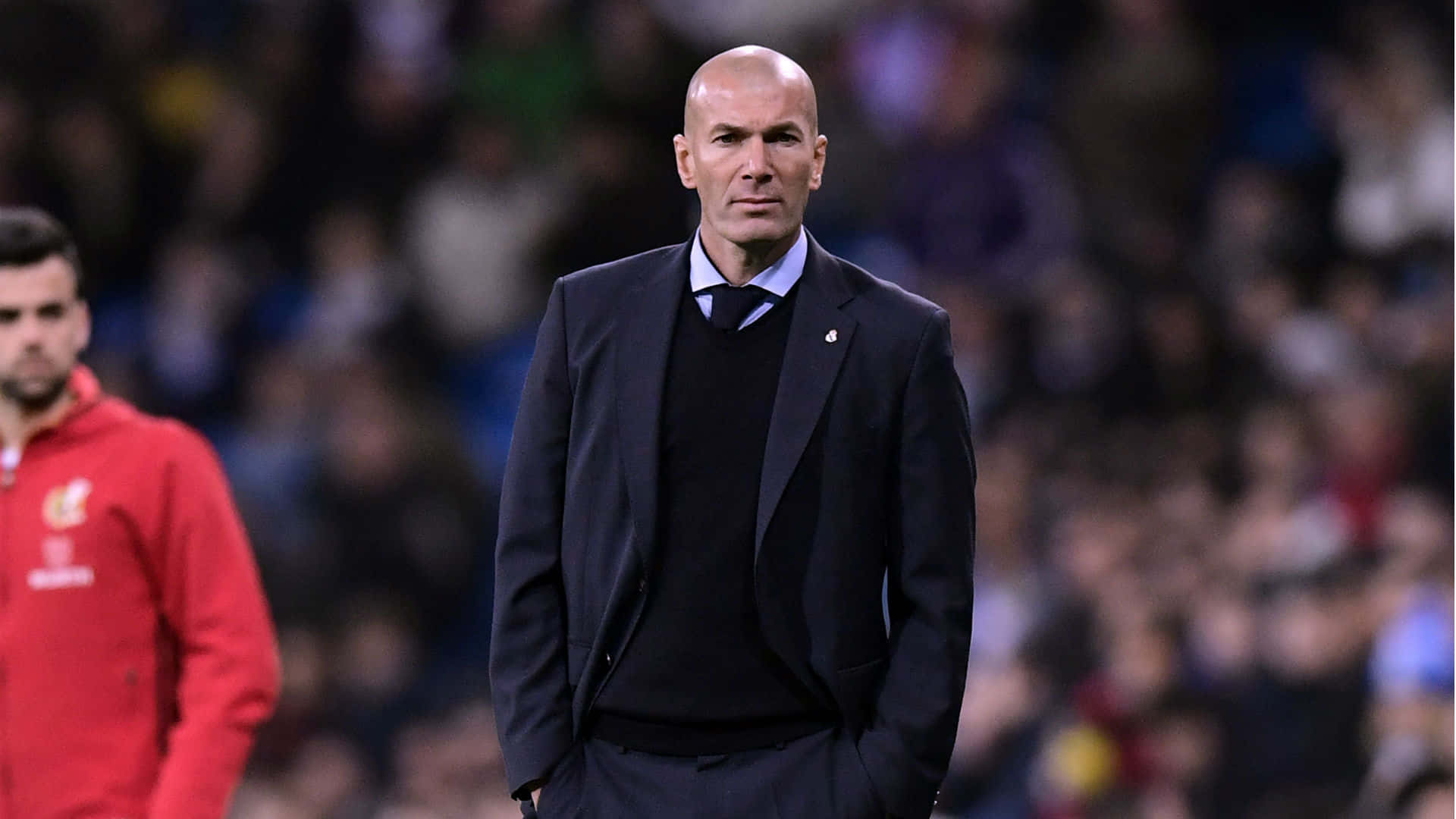 Zinedine Zidane Football Coach Photography Background