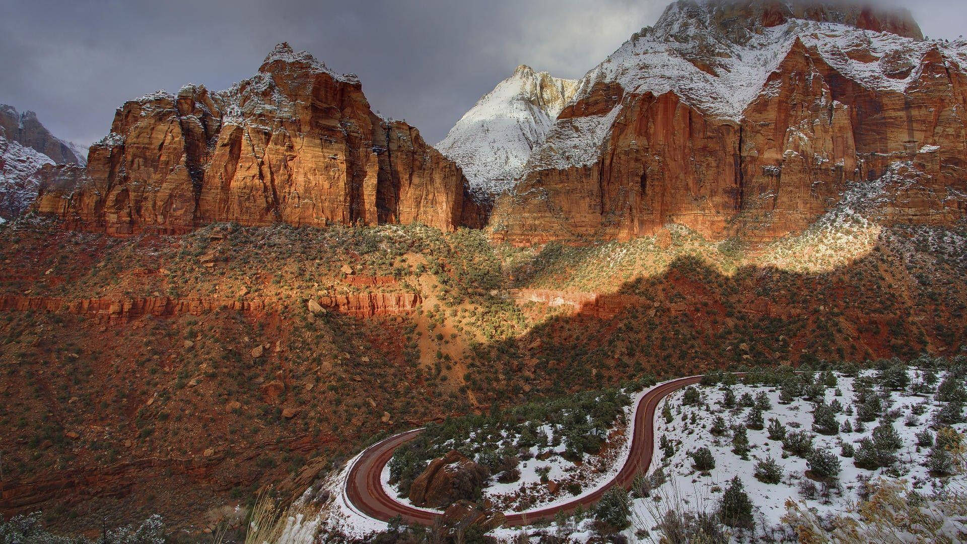 Zion National Park During Winter