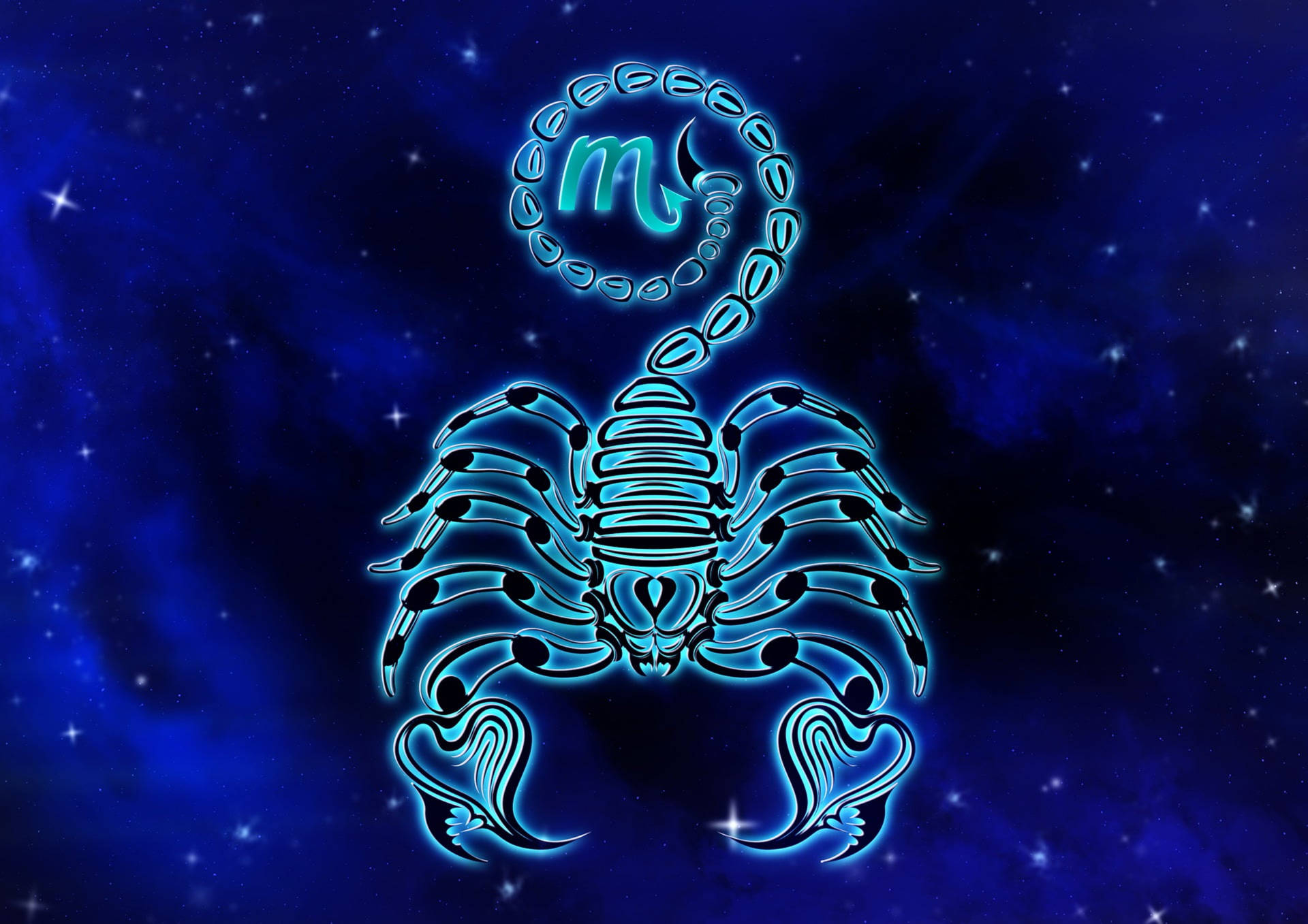 Zodiac Sign Scorpio Background