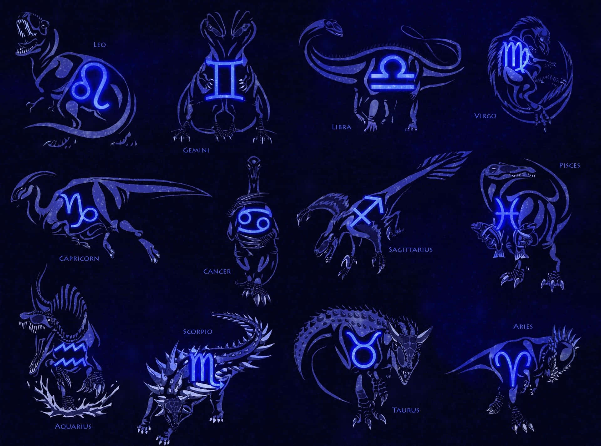 Zodiac_ Signs_ Creatures_ Artwork Background