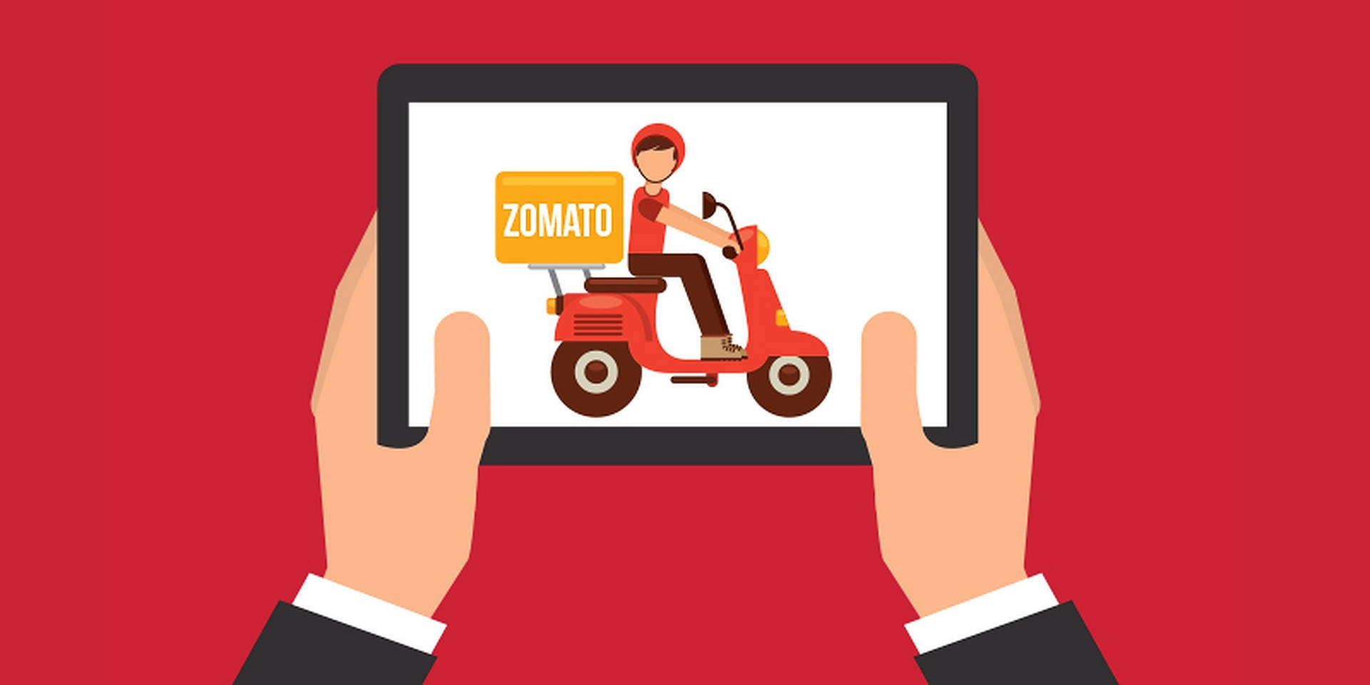 Zomato Food Delivery Background