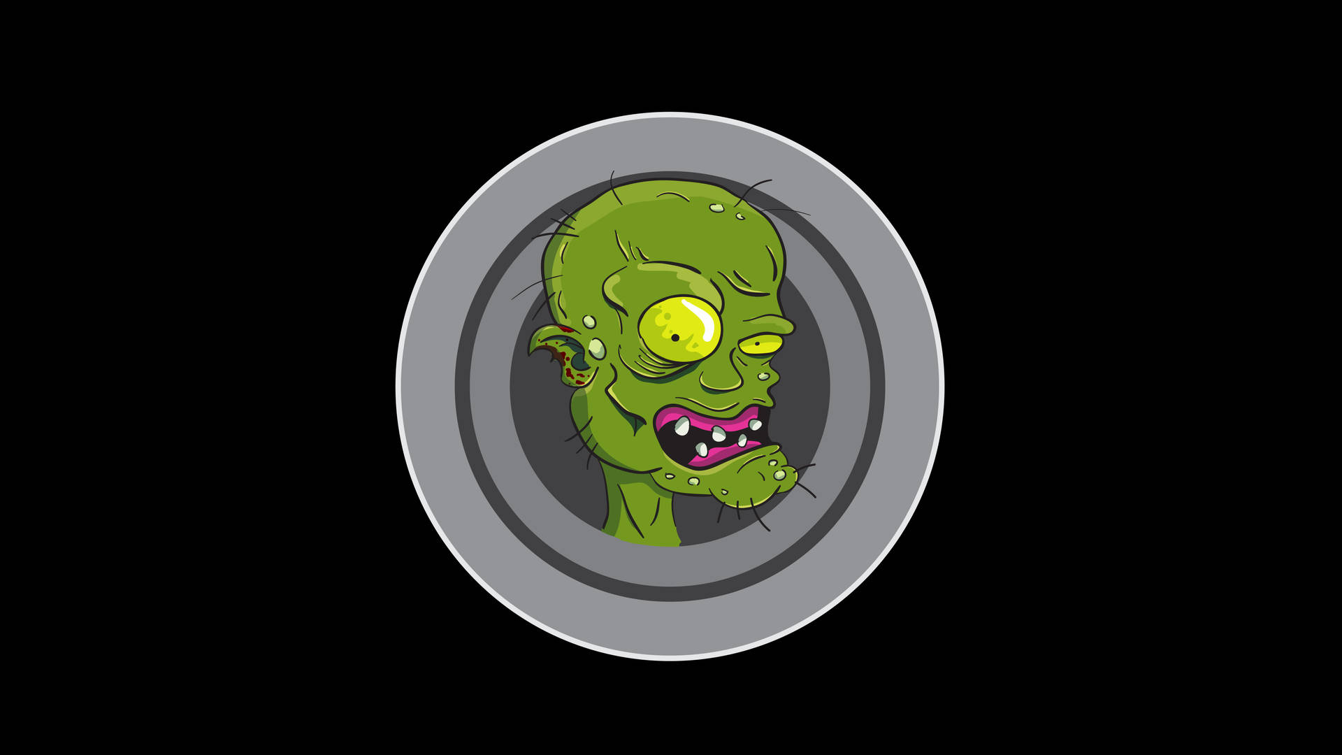 Zombie Vector Graphics Background