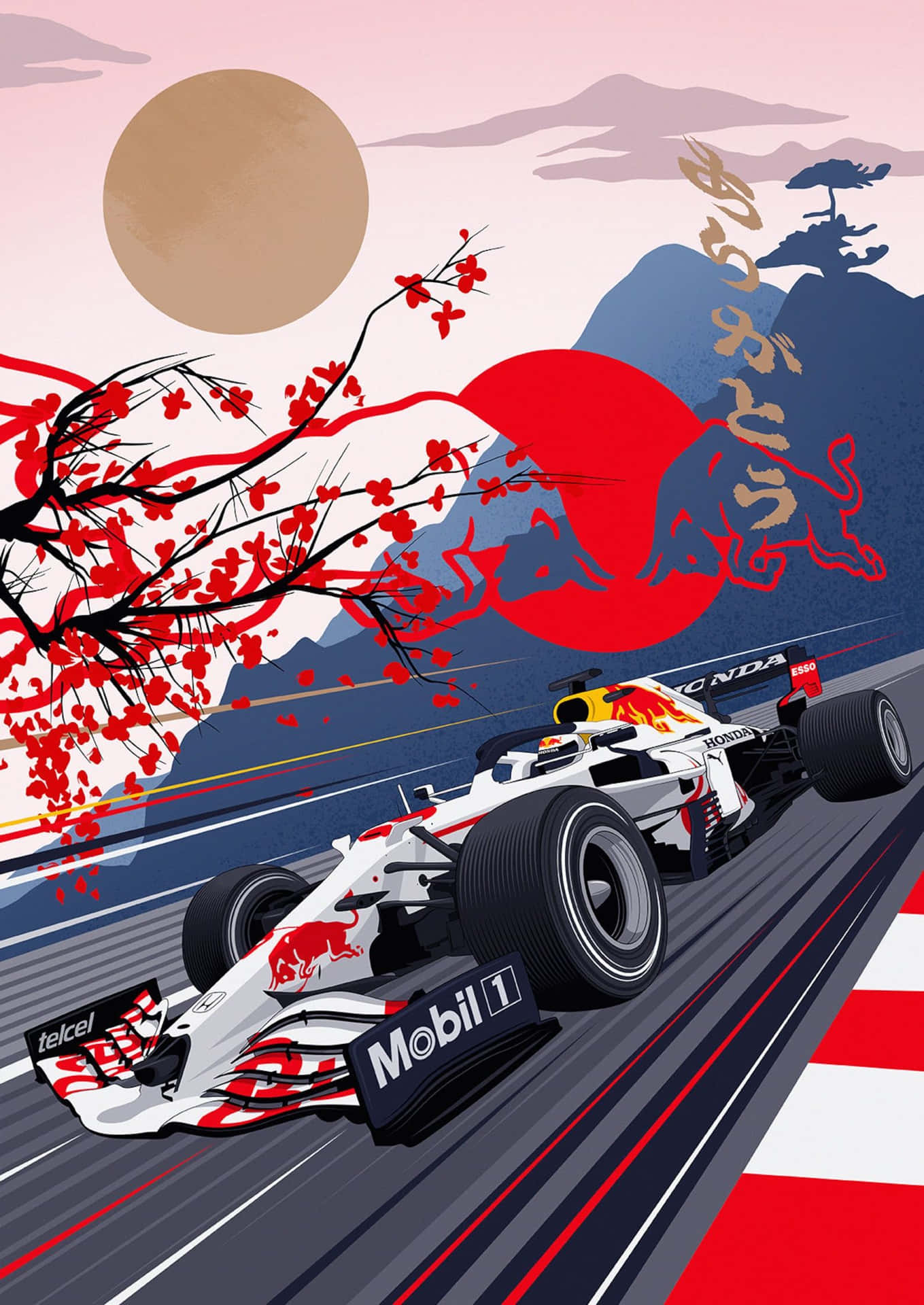 Zoom Past The Finish Line With Formula 1 And Iphone Background