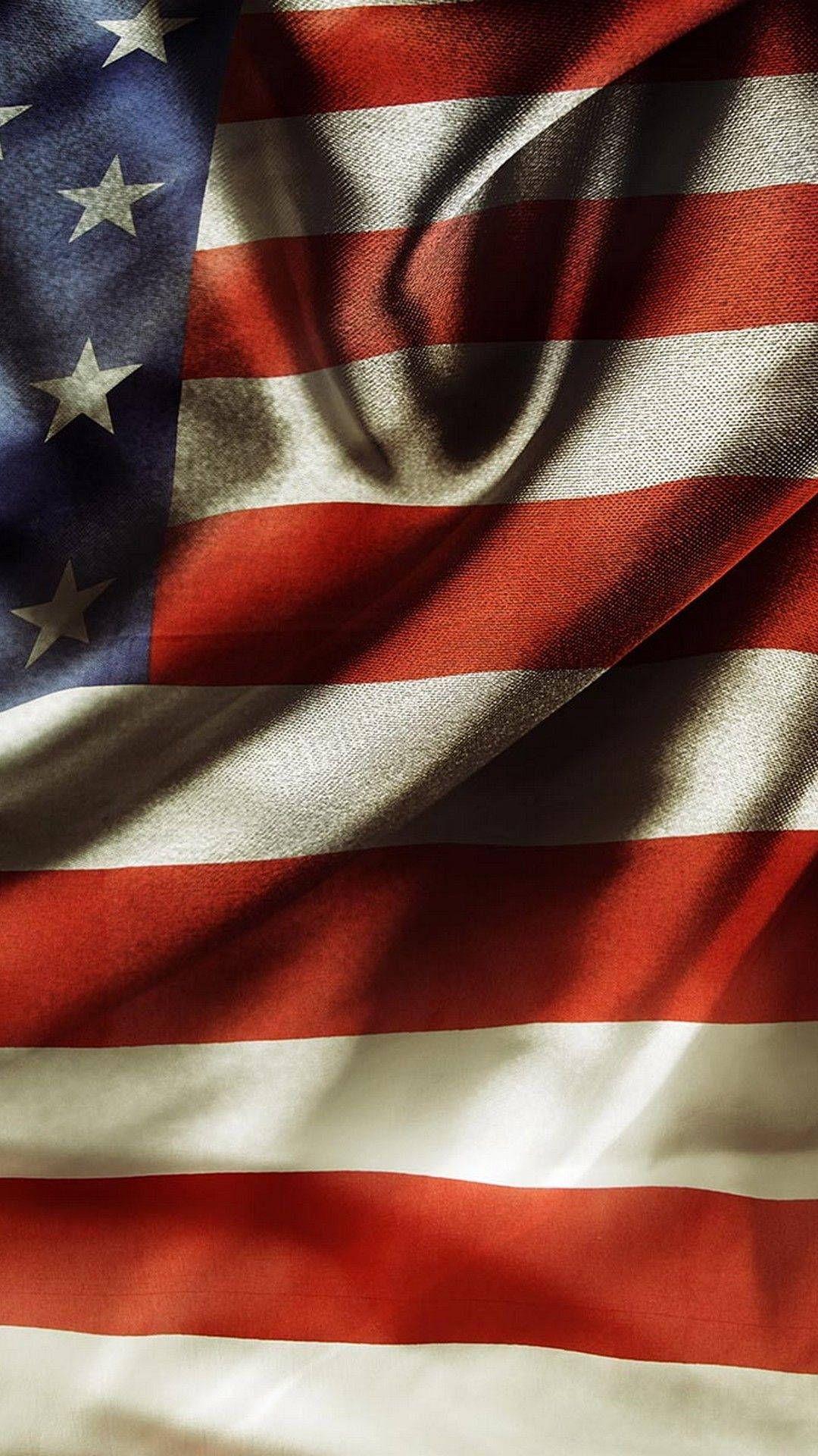 Zoomed Flag Of America Iphone Background