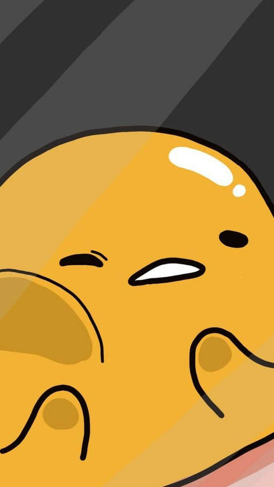 Zoomed Gudetama Aesthetic Background