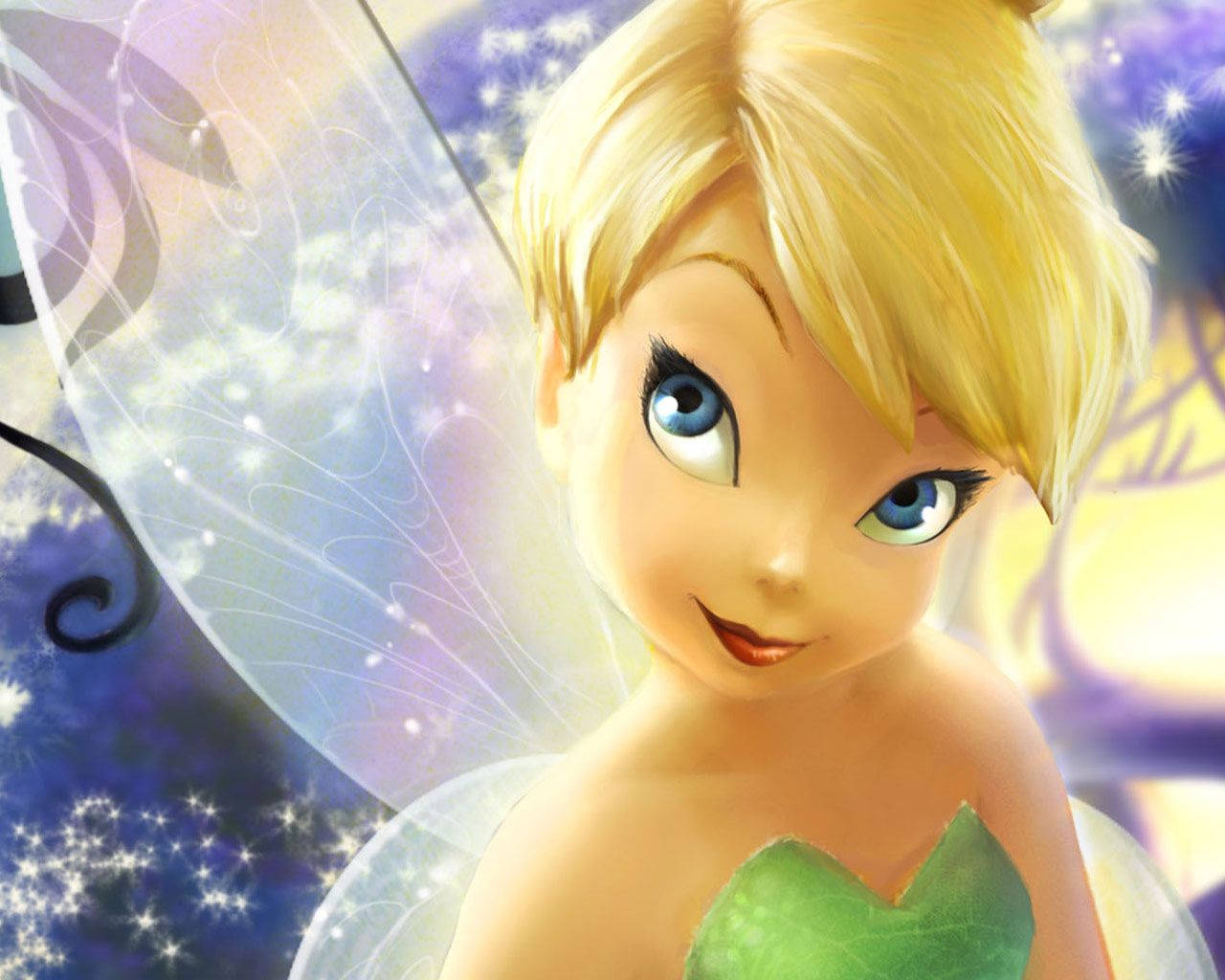 Zoomed In Shot Of Tinkerbell Background