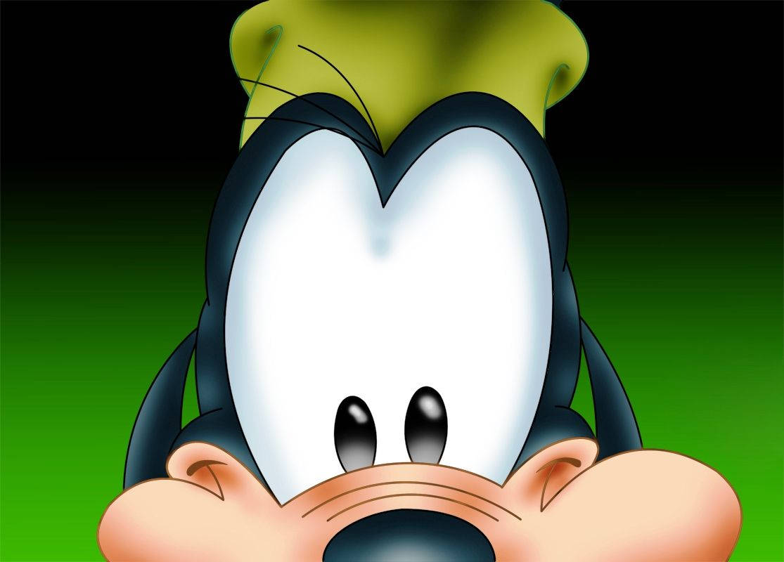 Zoomed Picture Of Goofy's Eyes Background