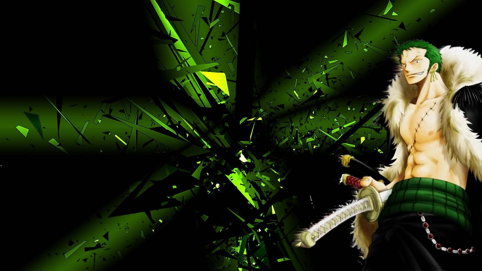 Zoro Hd Broken Glass Fan Edit Background