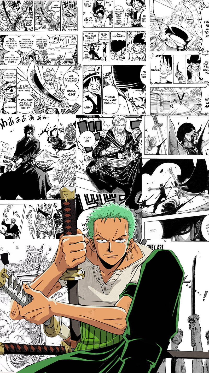 Zoro One Piece Aesthetic Background