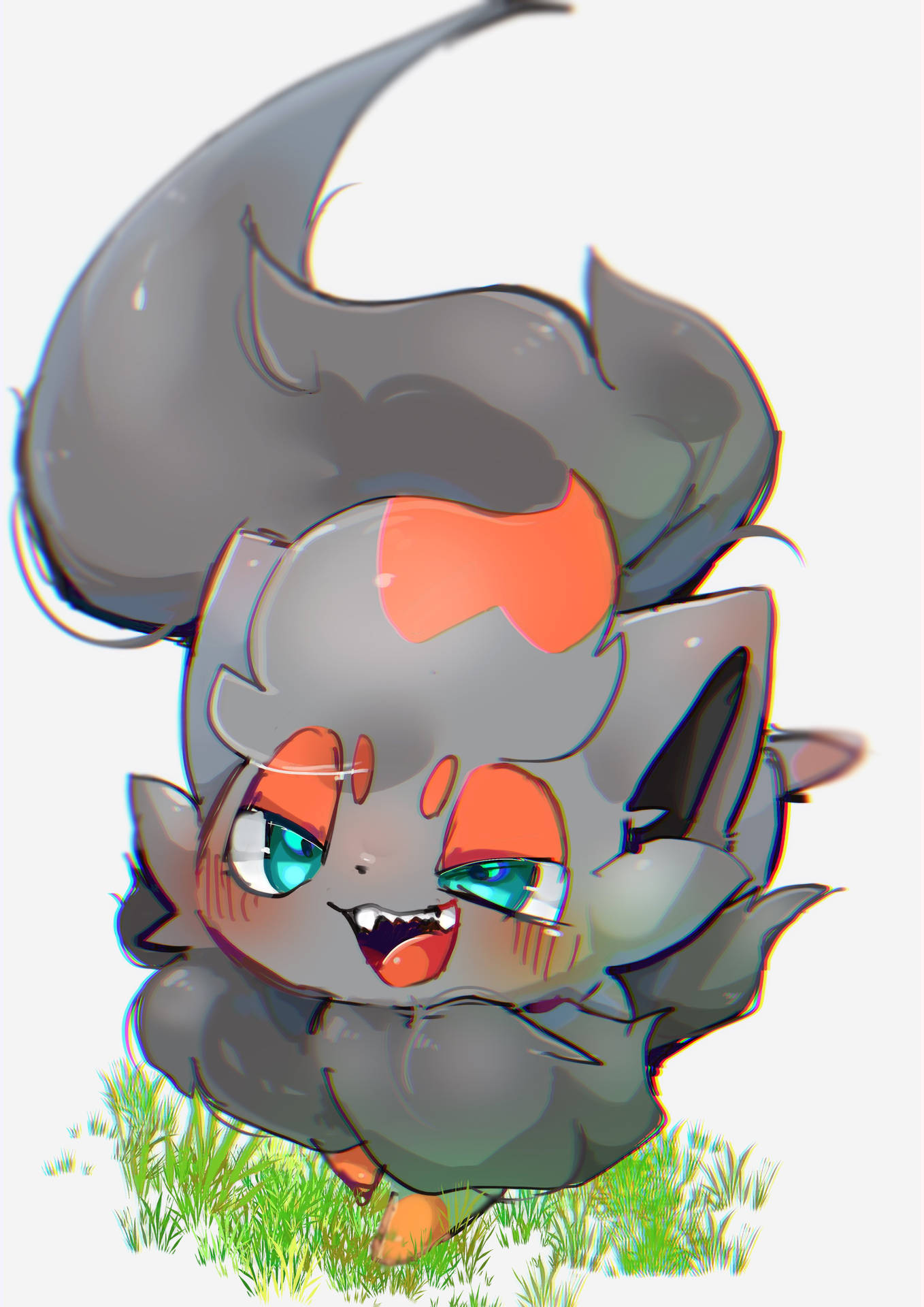 Zorua Grinning