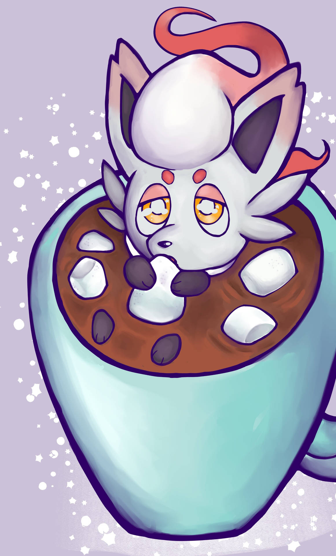 Zorua In Hot Chocolate Mug