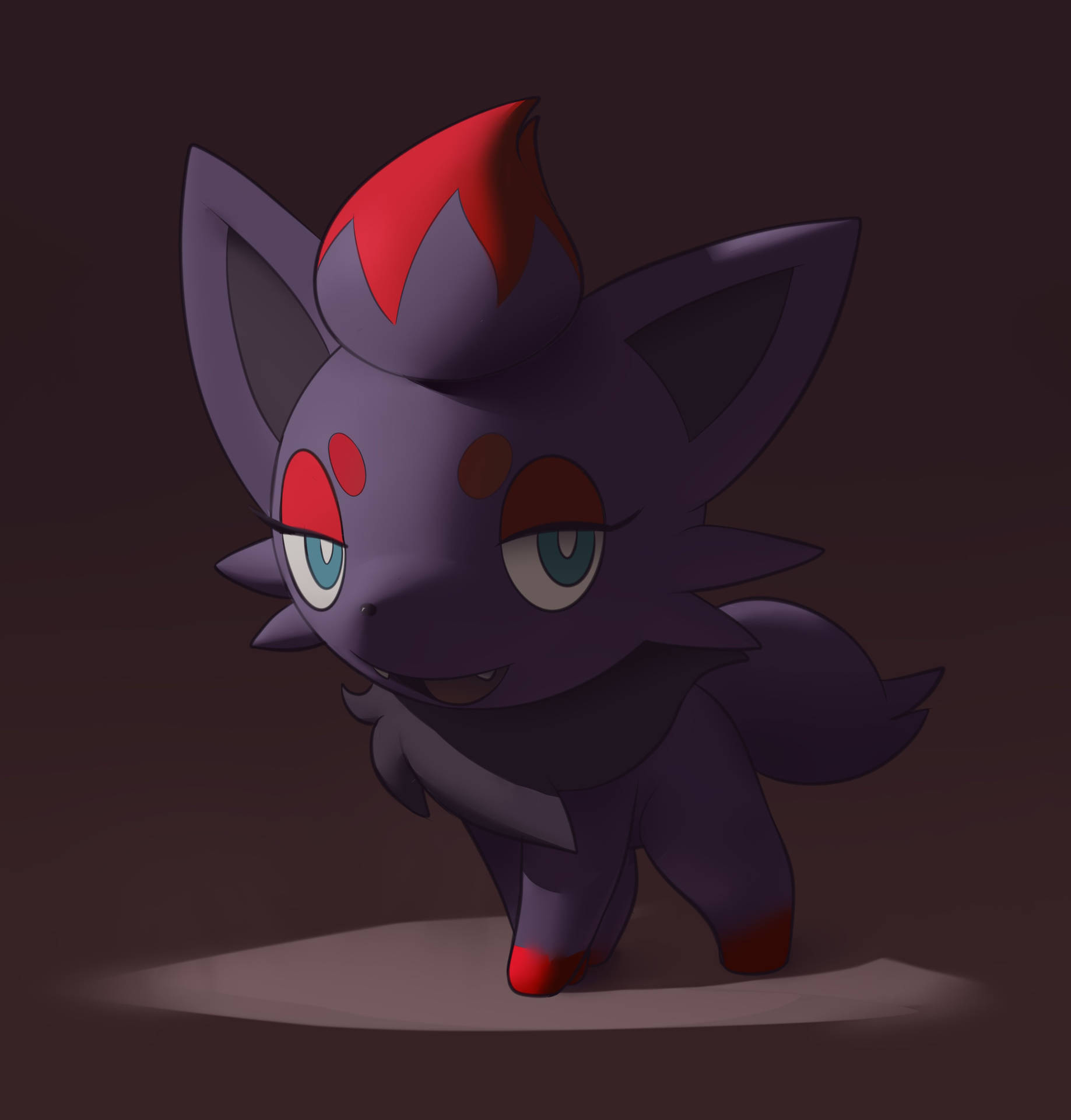 Zorua Light Shining Down Background