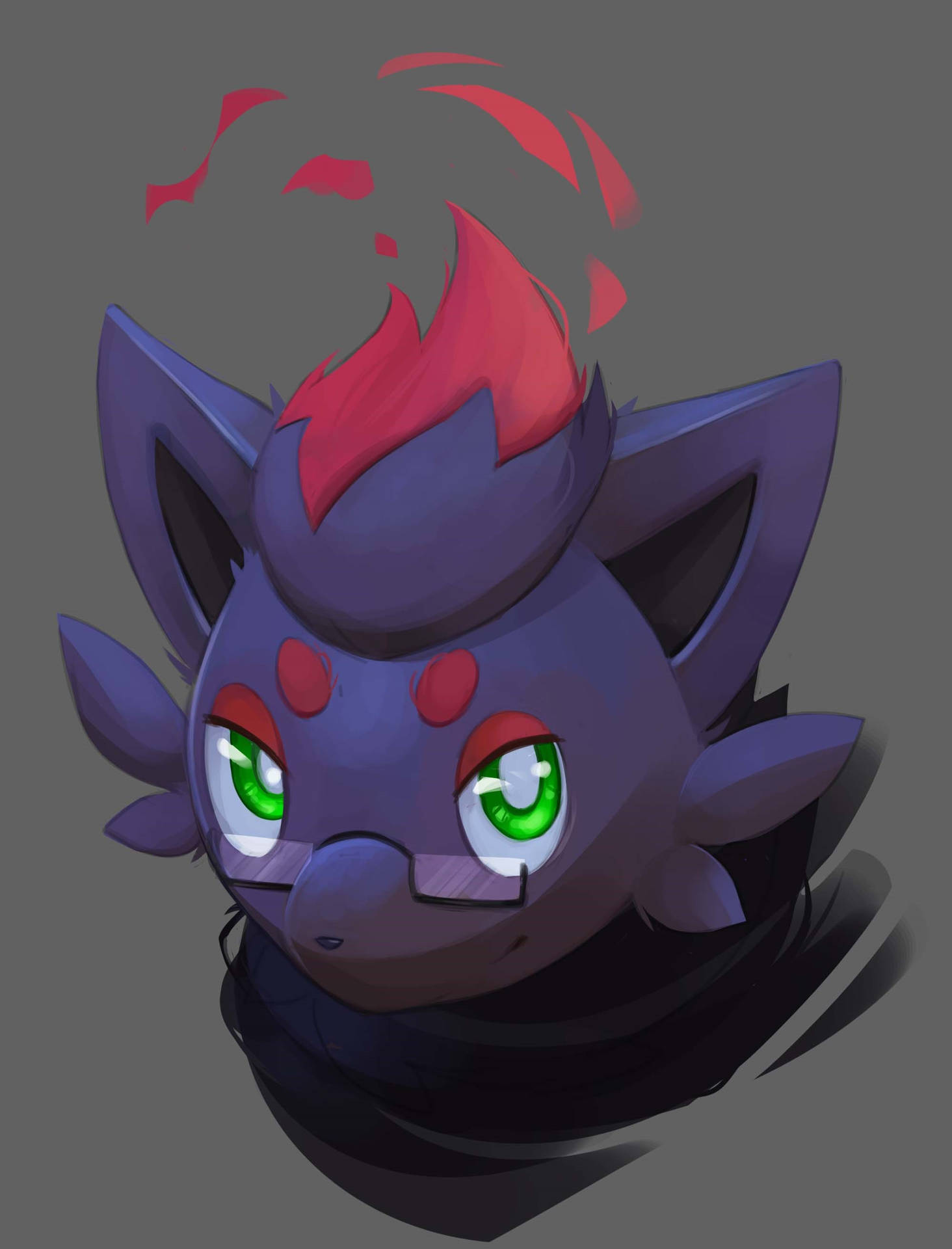 Zorua With Eyeglasses Background