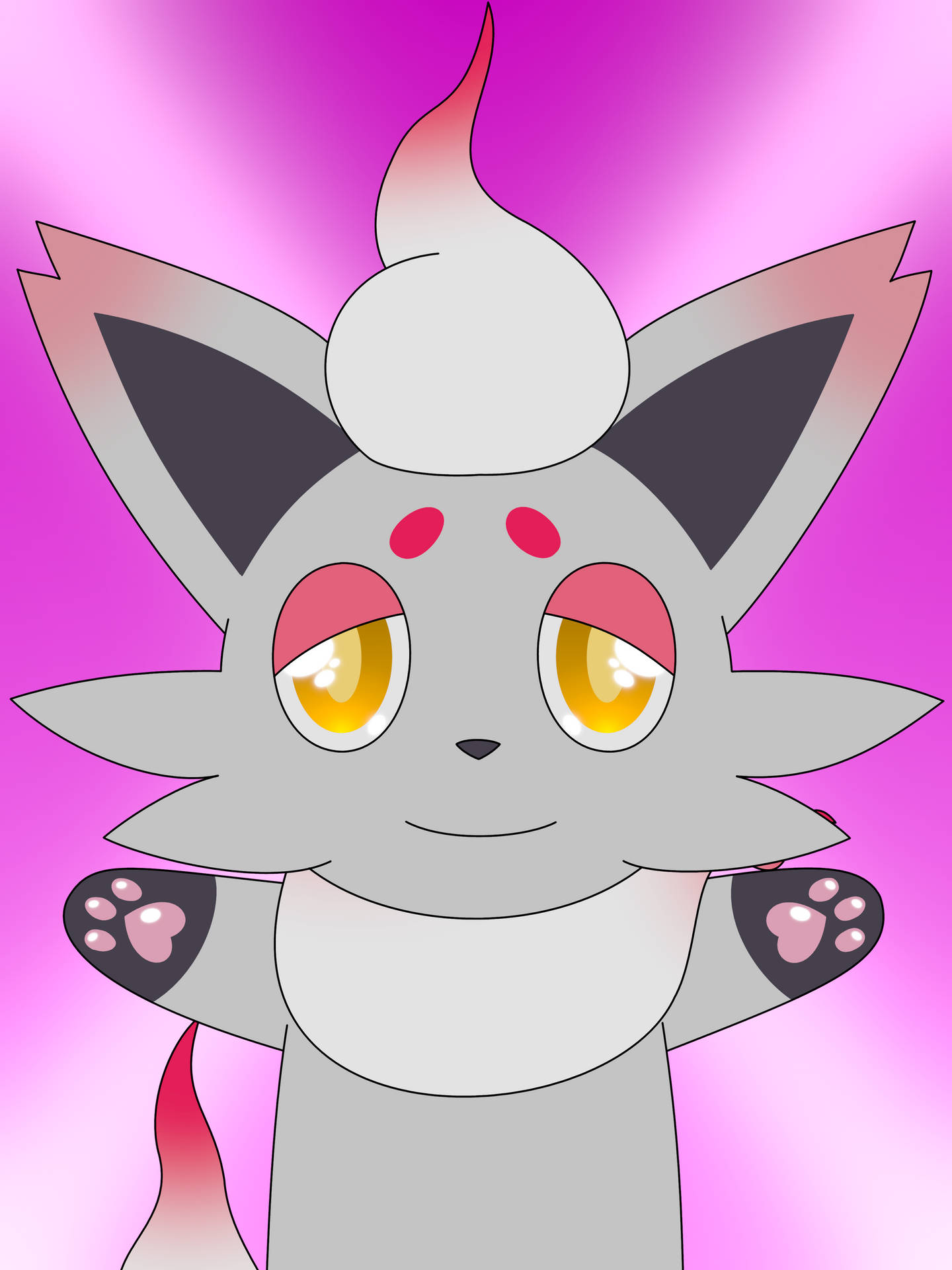 Zorua With Puppy Eyes Background