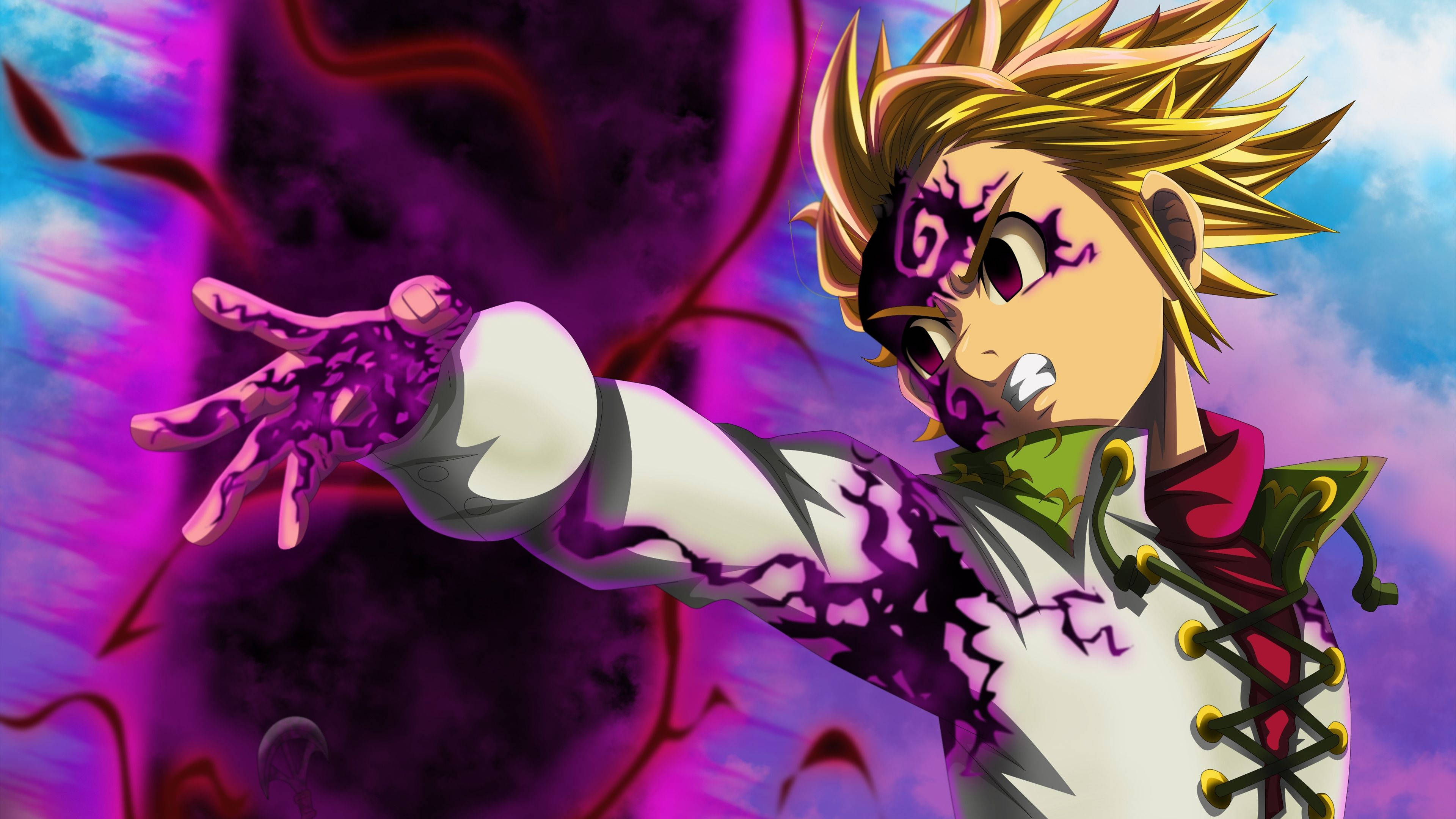 Download Meliodas Demon King Transformation Background | ManyBackgrounds.com